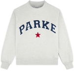 Parke Coastal Star Varsity Heather Grey Mockneck