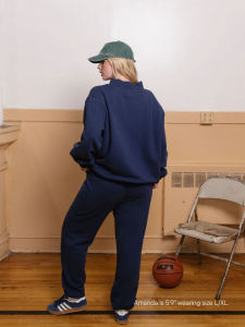 Parke Denim Back to School Varsity Mockneck